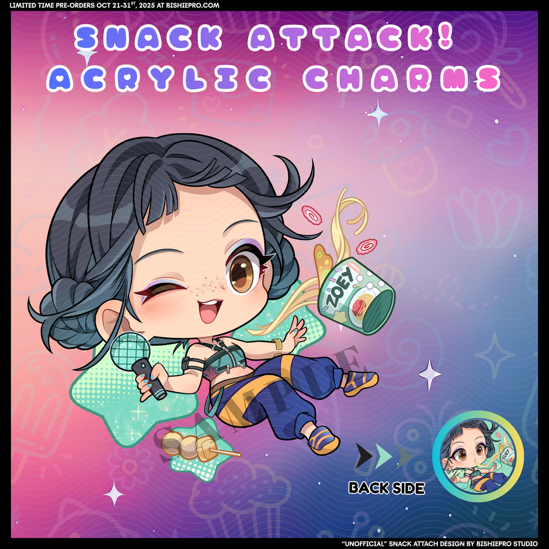 Snack Attack! Acrylic Charms