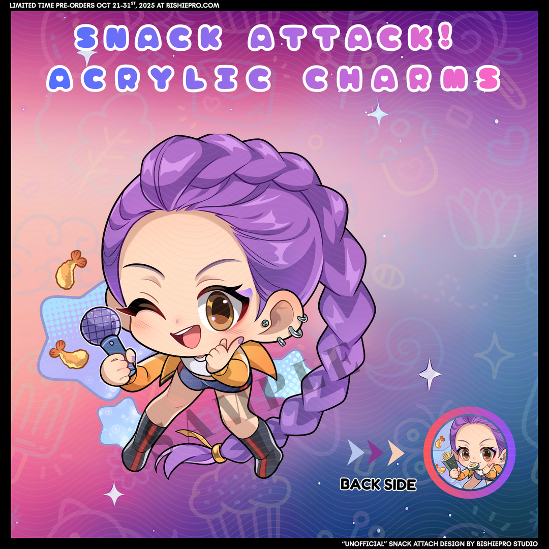 Snack Attack! Acrylic Charms