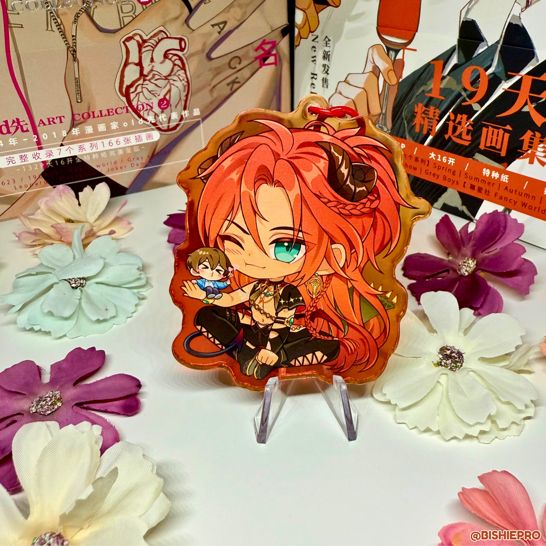 Flame Desires Dante Acrylic Charm