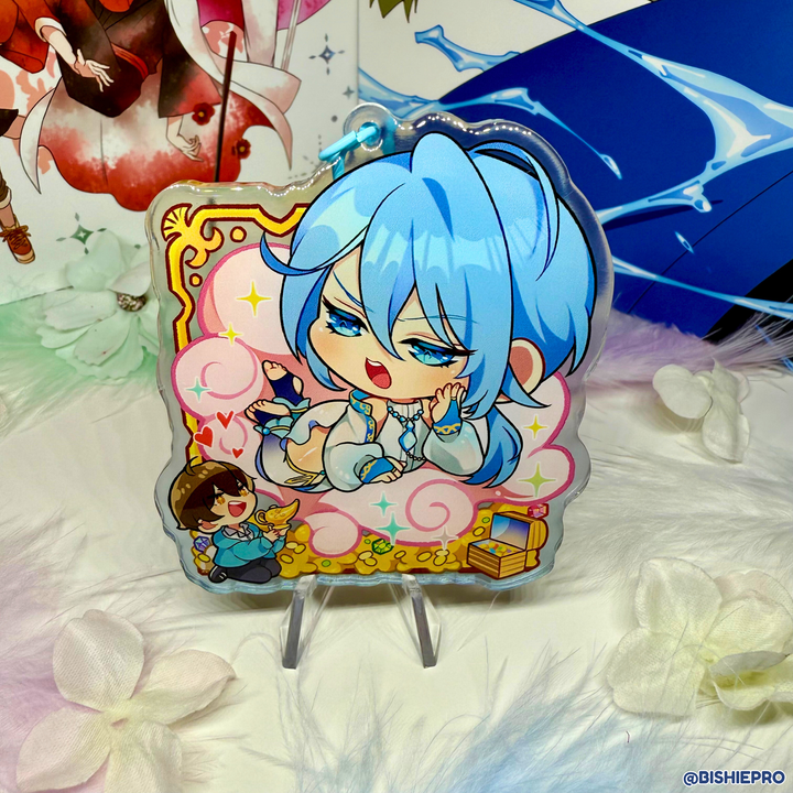 Genie Edmond Acrylic Charm