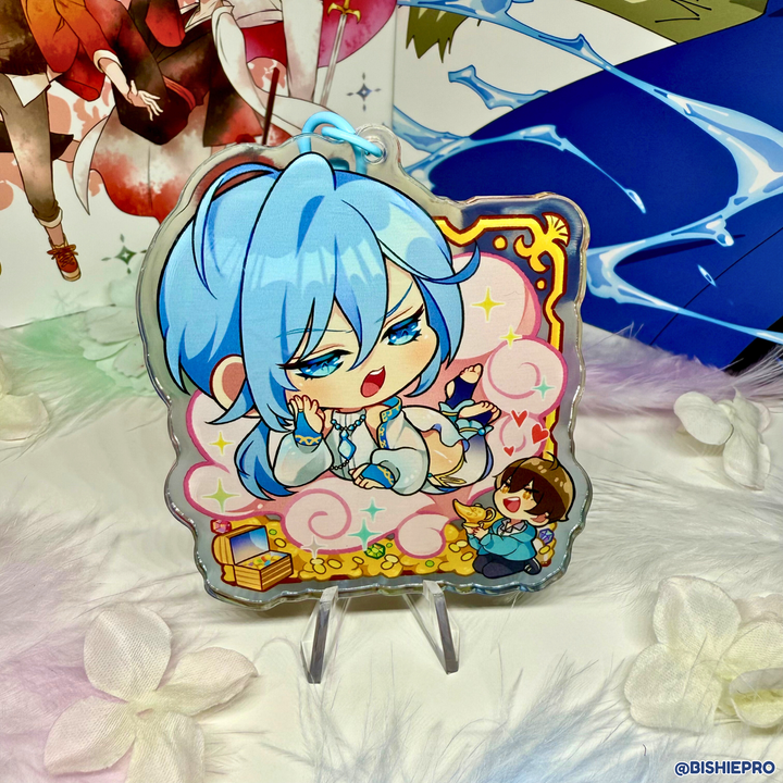 Genie Edmond Acrylic Charm