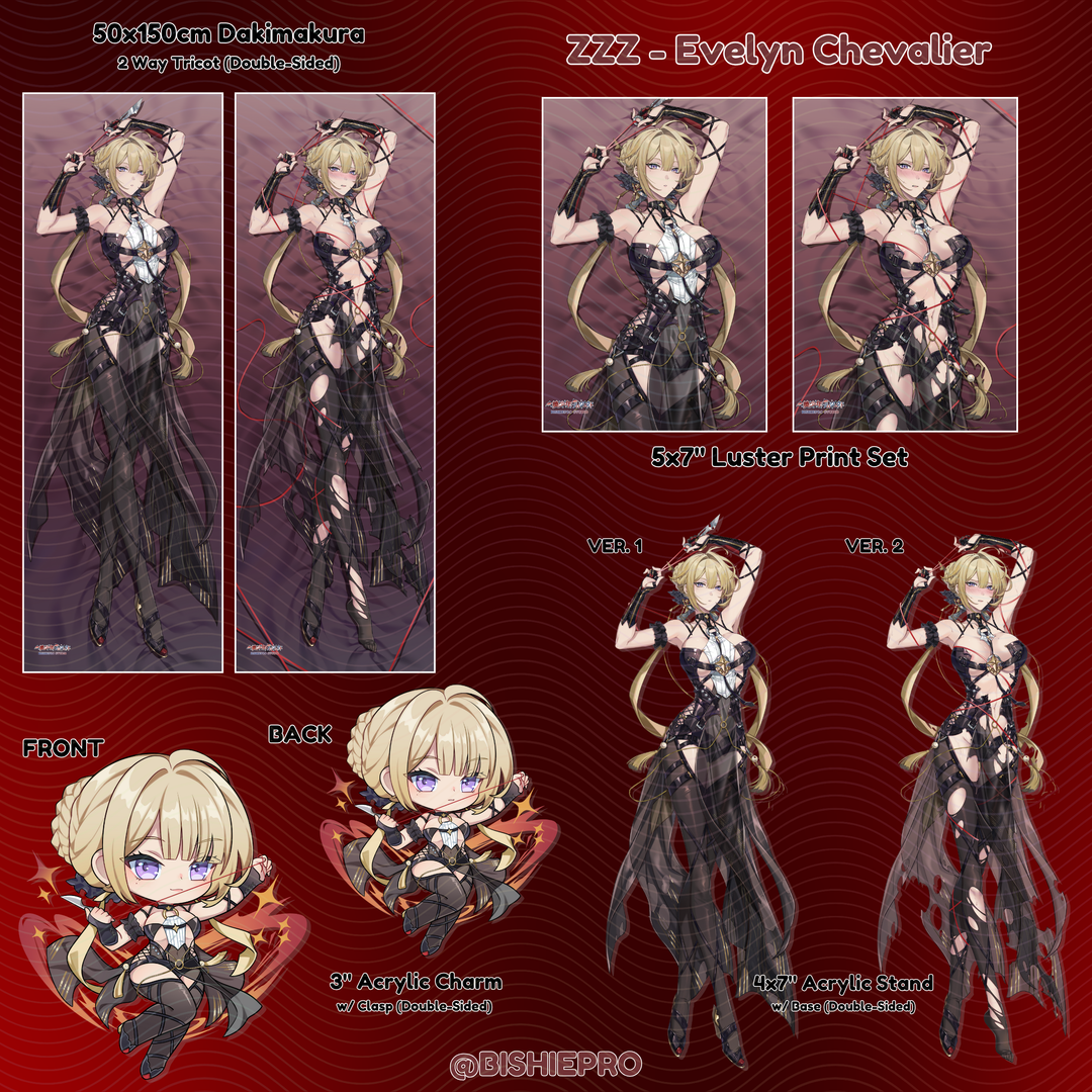 ZZZ Evelyn Chevalier Dakimakura