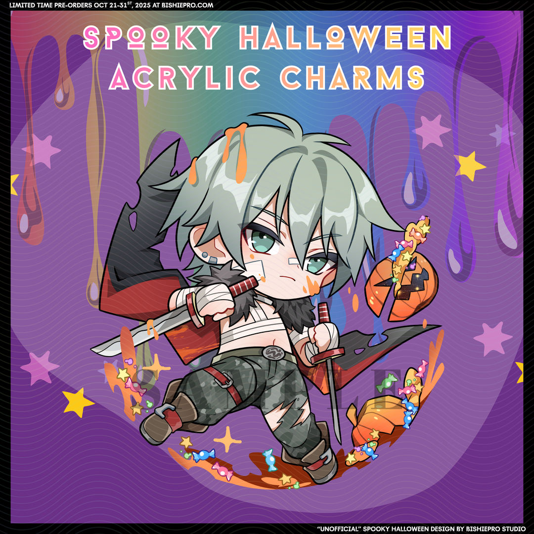 Spooky Halloween Acrylic Charms