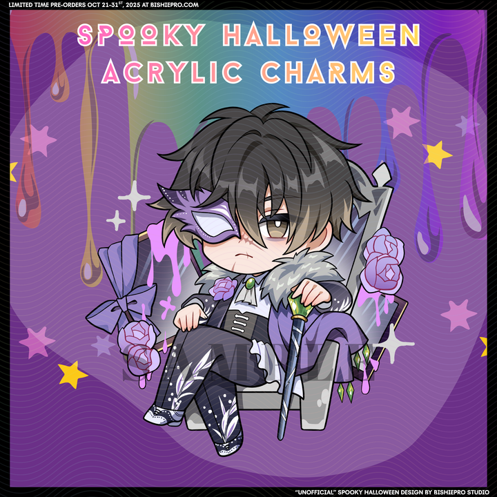 Spooky Halloween Acrylic Charms