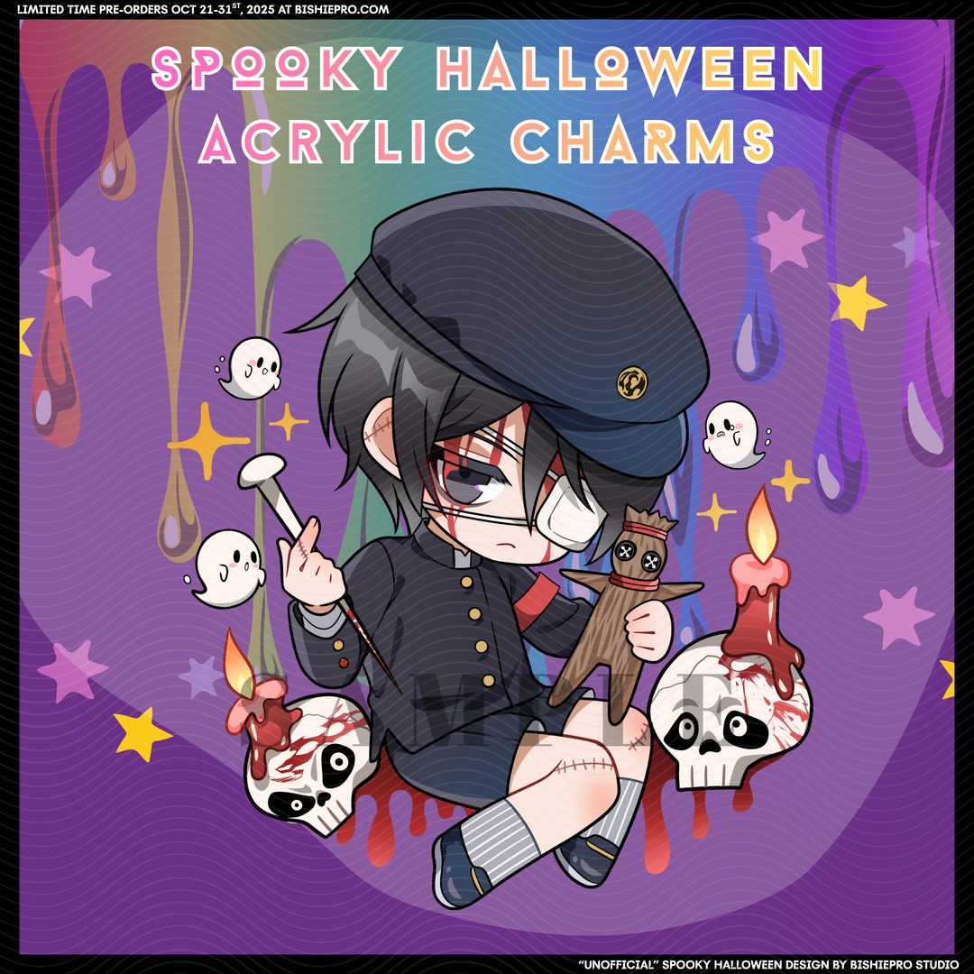 Spooky Halloween Acrylic Charms