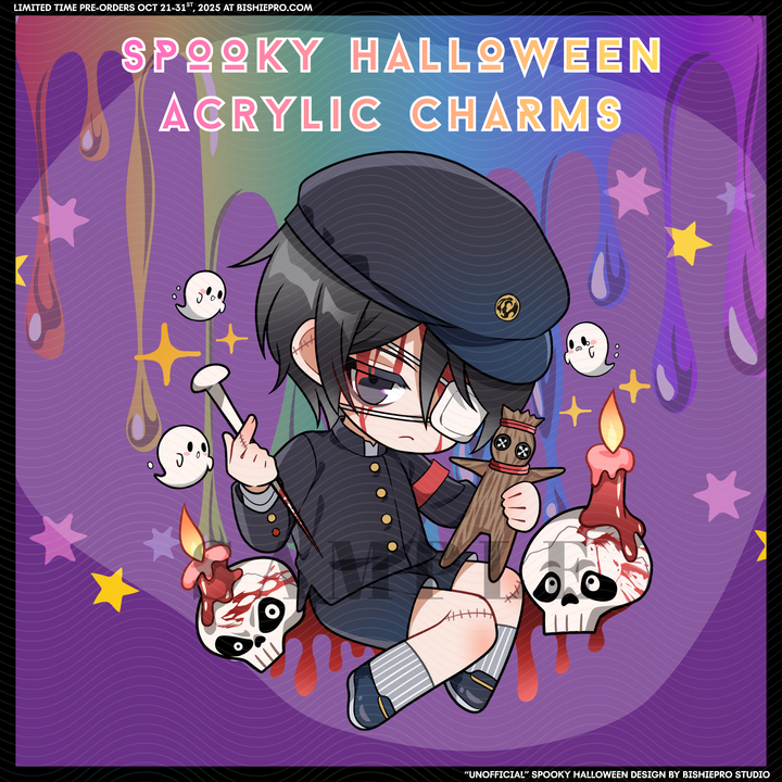 Spooky Halloween Acrylic Charms
