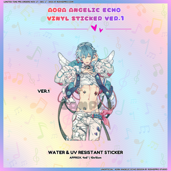 Angelic Echo Vinyl Sticker