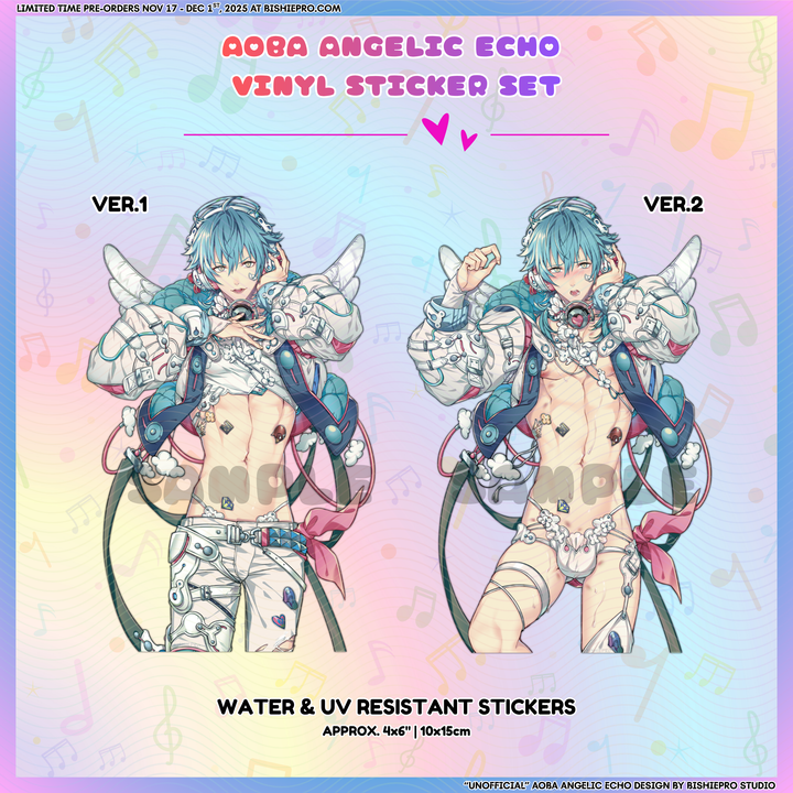 Angelic Echo Vinyl Sticker