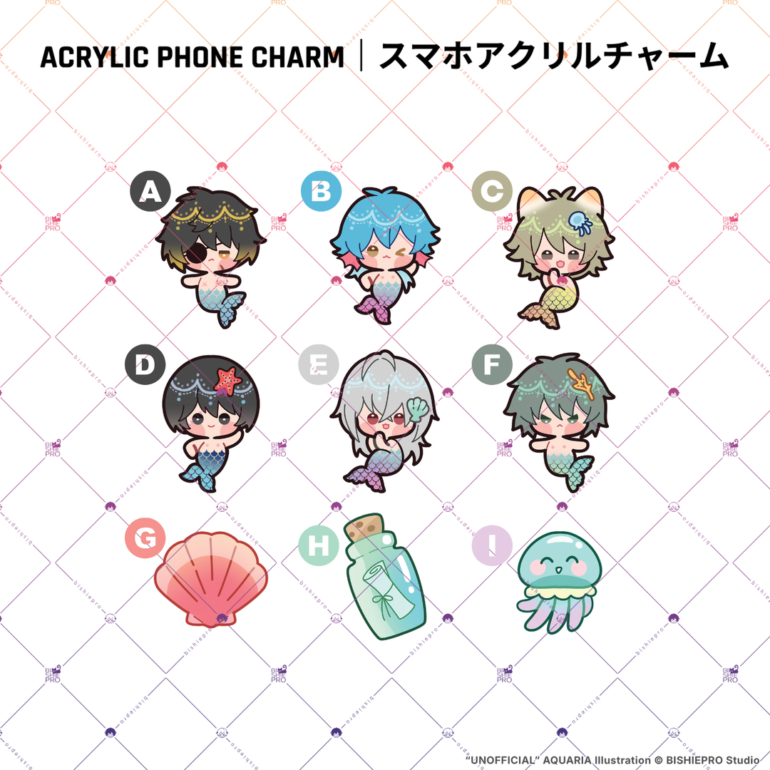 AQUARIA - SHAKER &amp; PHONE CHARM
