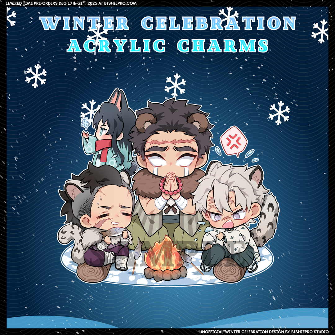 Winter Celebration Acrylic Charms