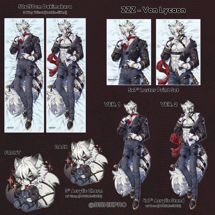 ZZZ Von Lycaon Dakimakura