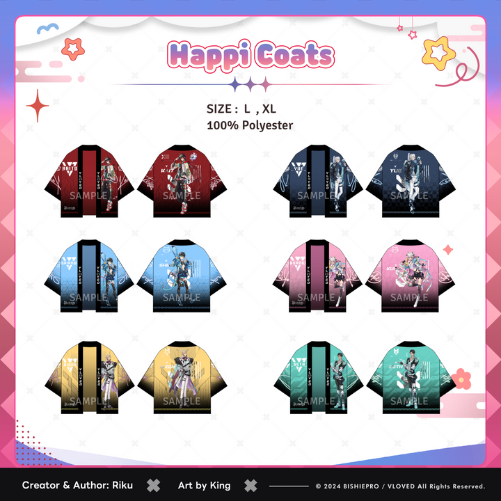 VLOVED Techwear Happi Coats