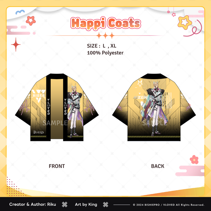 VLOVED Techwear Happi Coats