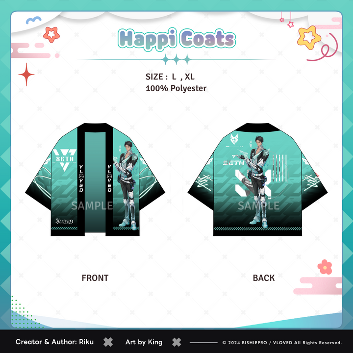 VLOVED Techwear Happi Coats