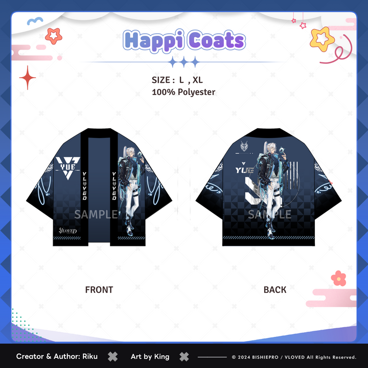 VLOVED Techwear Happi Coats