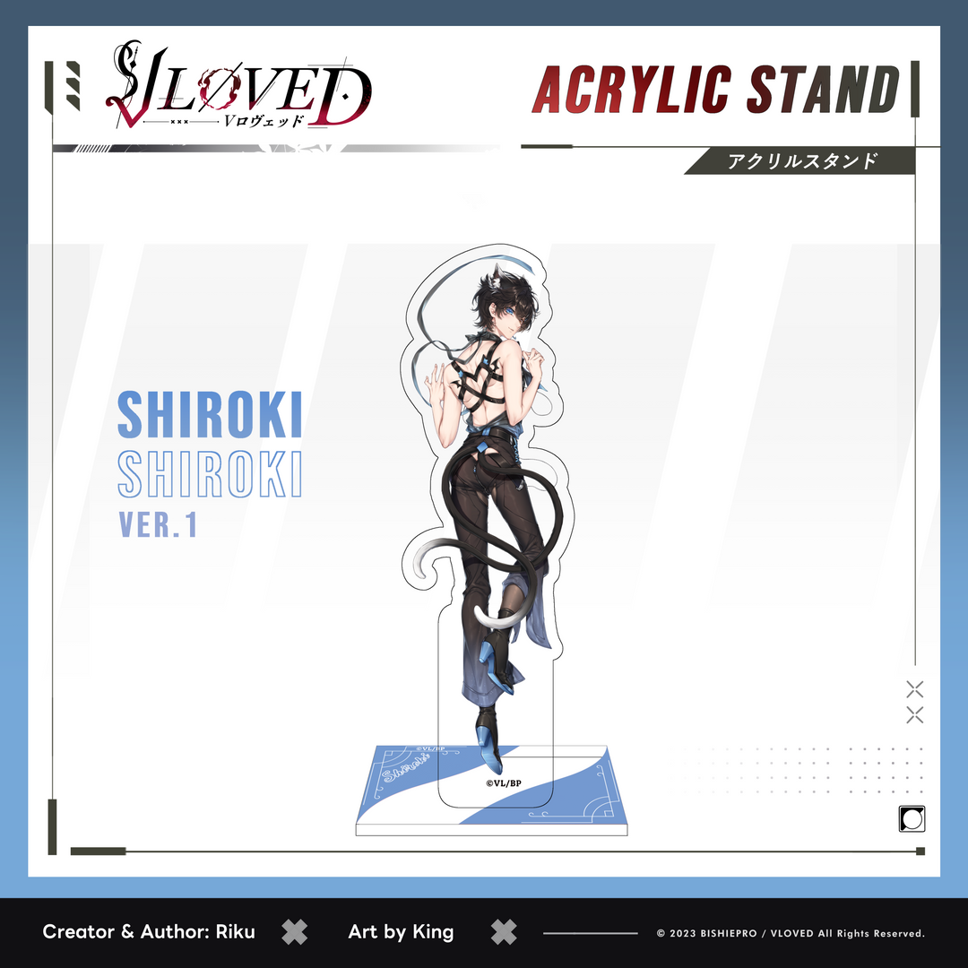 VLOVED "Shiroki Daki Ver.2" Acrylic Stands